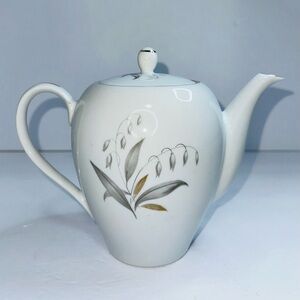 Kaysons Golden Rhapsody Vintage Teapot with Lid Fine China Made in Japan 1961